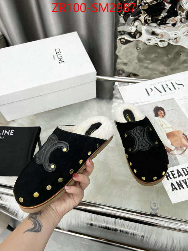 Women Shoes-CELINE 2024 aaaaa replica customize ID: SM2987 $: 100USD