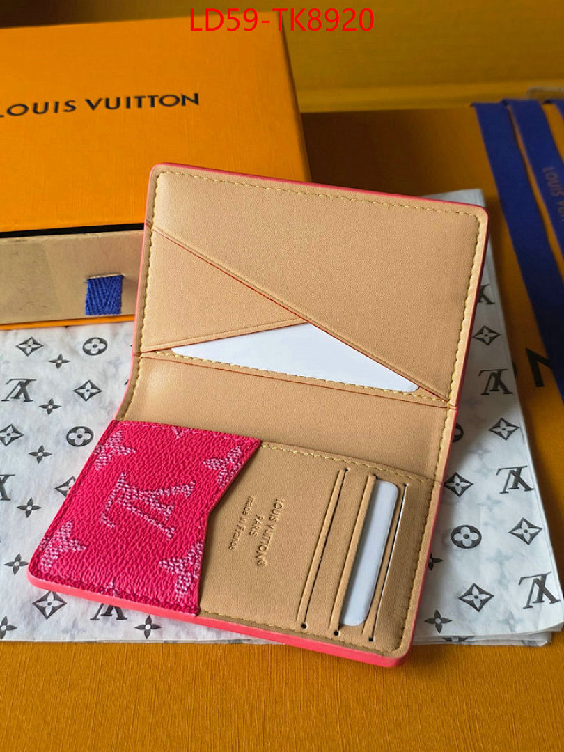 LV Bags(TOP)-Wallet ID: TK8920 $: 59USD,