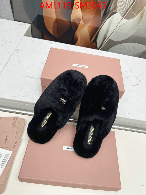 Women Shoes-Miu Miu what 1:1 replica ID: SM3043 $: 119USD