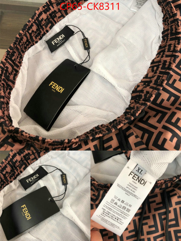 Beach Shorts-Fendi can you buy knockoff ID: CK8311 $: 65USD
