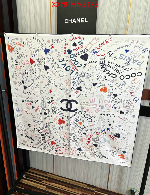 Scarf-Chanel buy high quality cheap hot replica ID: MM3172 $: 79USD