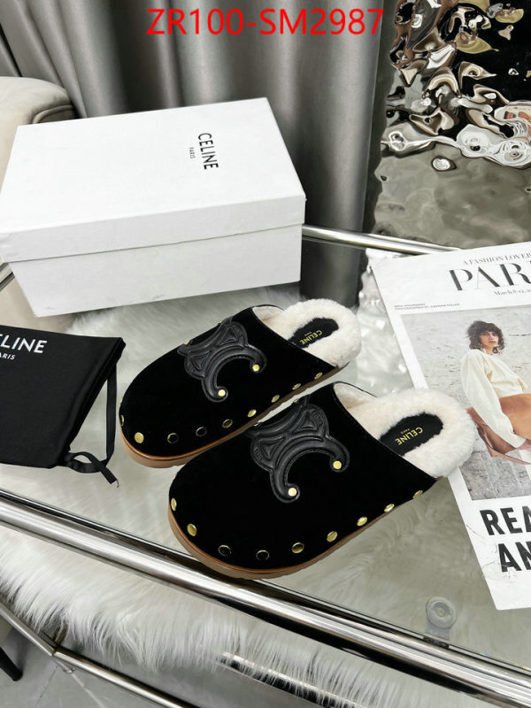 Women Shoes-CELINE 2024 aaaaa replica customize ID: SM2987 $: 100USD