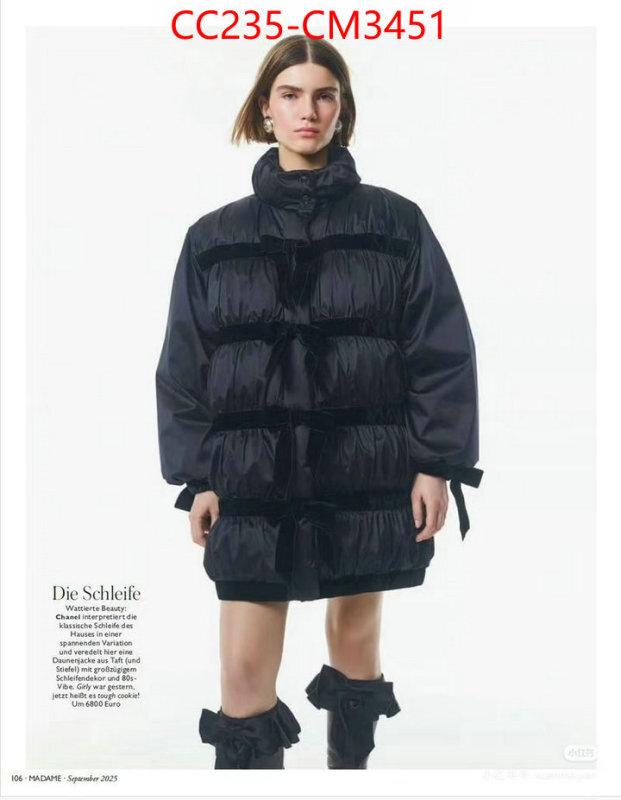 Down jacket Women-Chanel 7 star replica ID: CM3451 $: 235USD