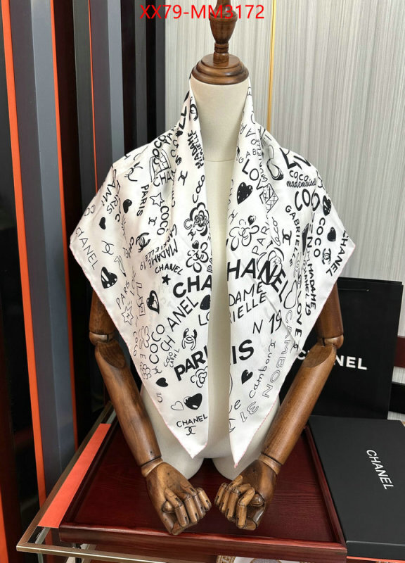 Scarf-Chanel buy high quality cheap hot replica ID: MM3172 $: 79USD