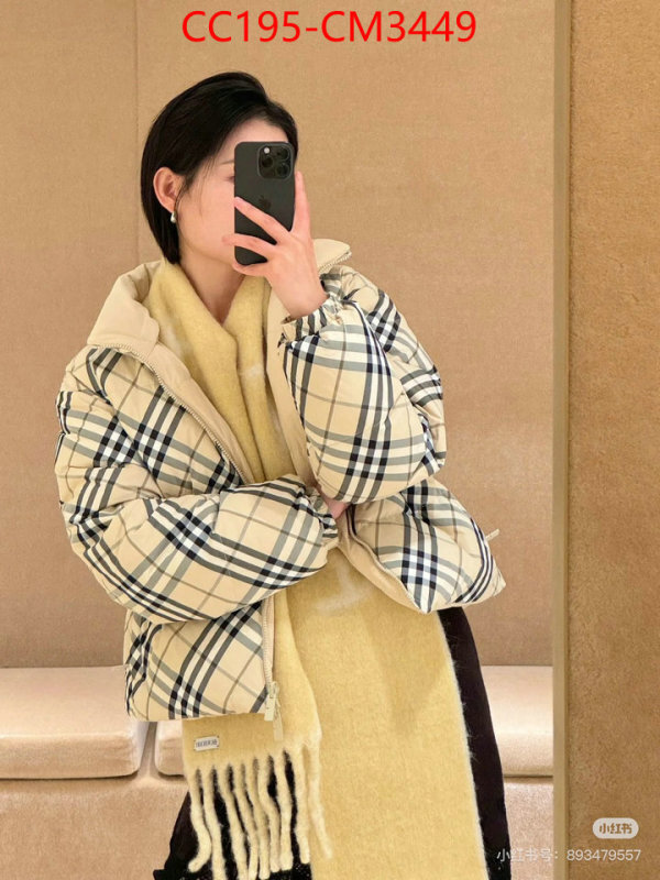Down jacket Women-Burberry buy aaaaa cheap ID: CM3449 $: 195USD