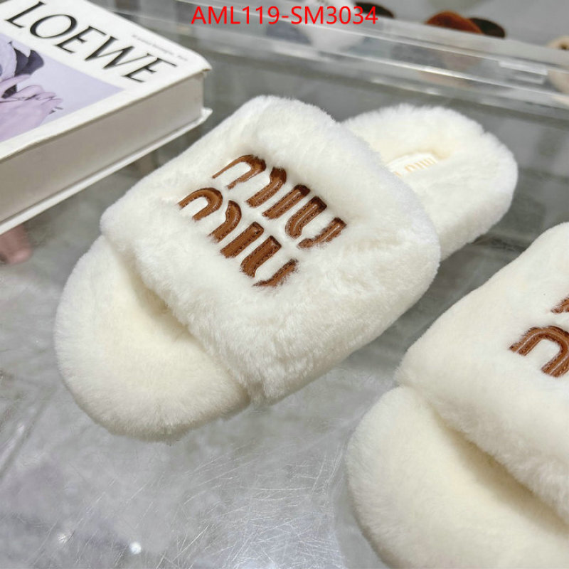 Women Shoes-Miu Miu designer 1:1 replica ID: SM3034 $: 119USD