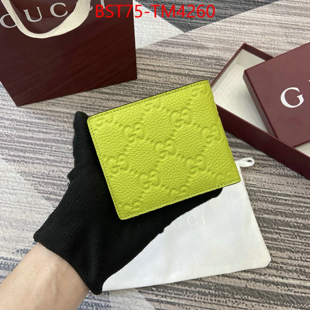 Gucci Bags(TOP)-Wallet- ID: TM4260 $: 75USD,