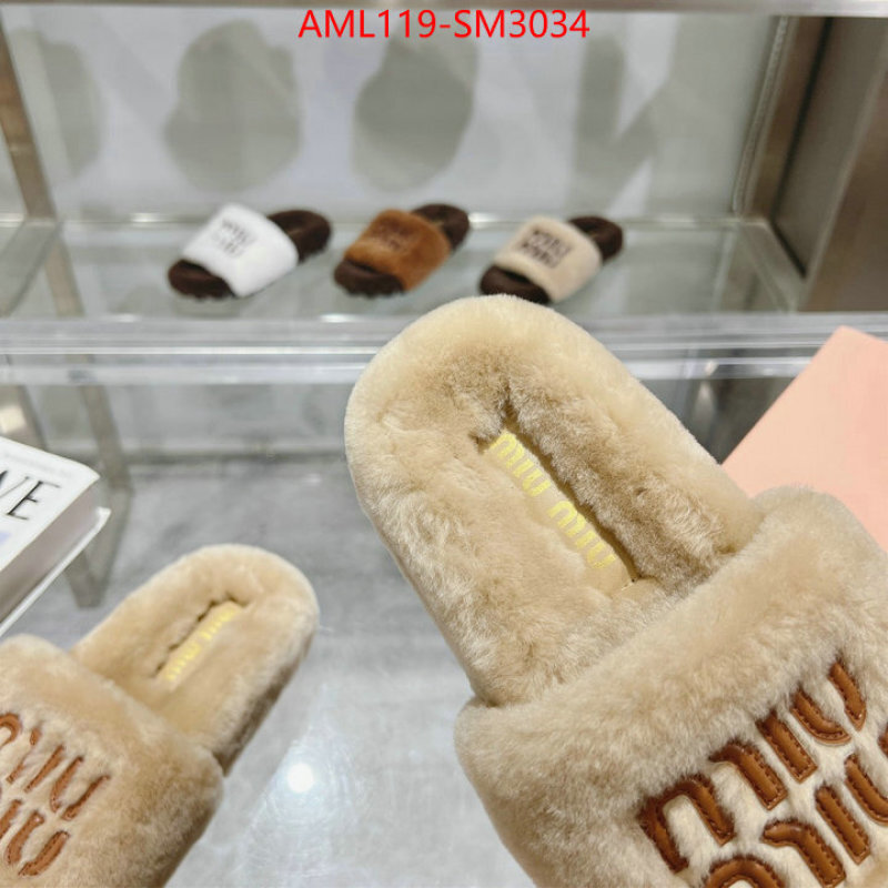 Women Shoes-Miu Miu designer 1:1 replica ID: SM3034 $: 119USD