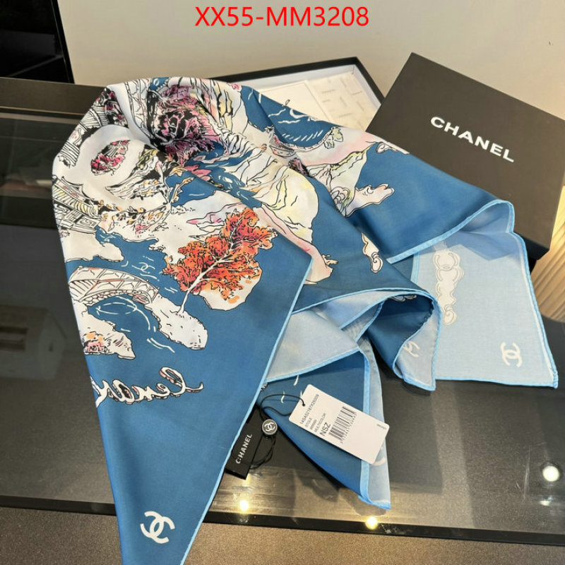 Scarf-Chanel buy 1:1 ID: MM3208 $: 55USD