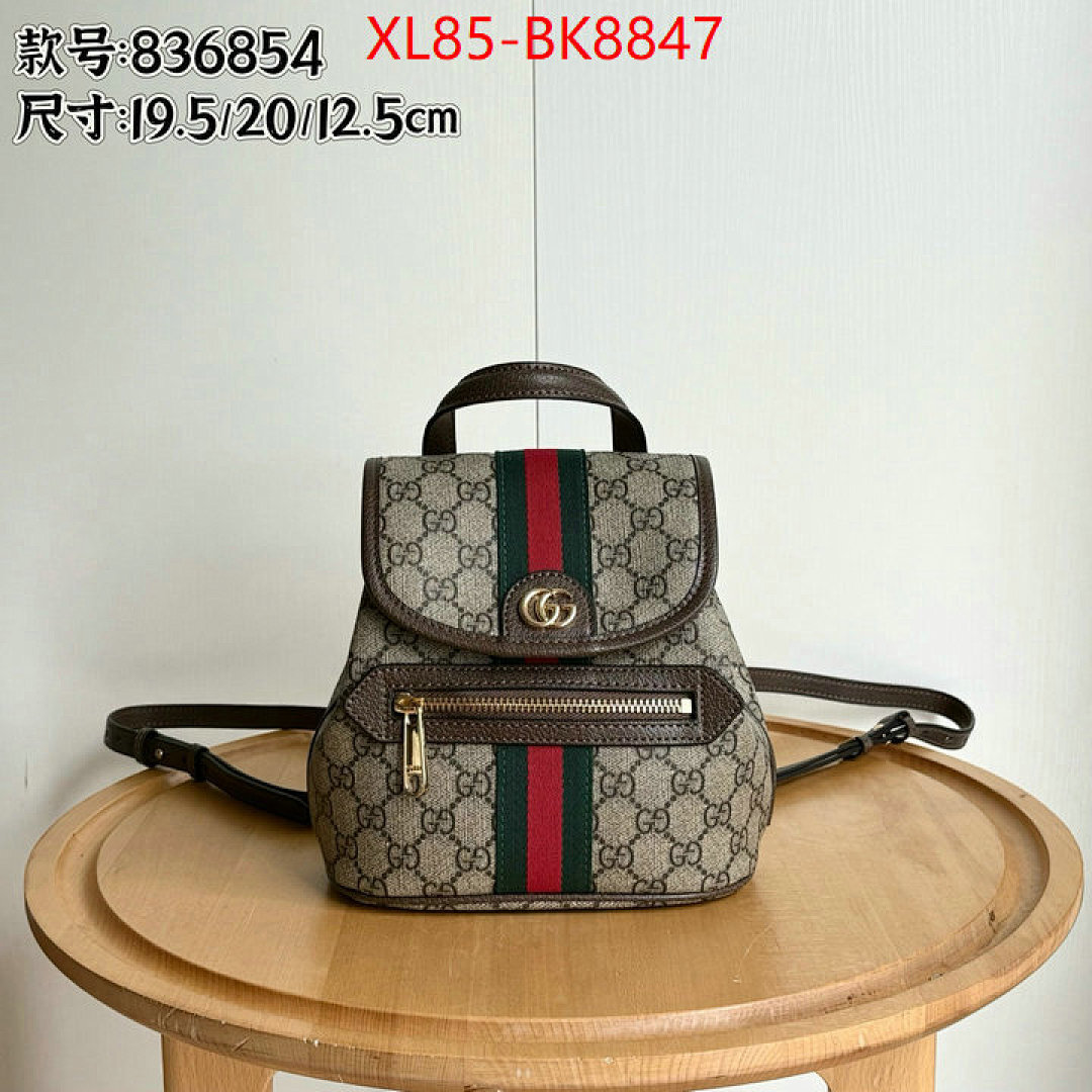 Gucci Bags(4A)-Backpack- ID: BK8847 $: 85USD,