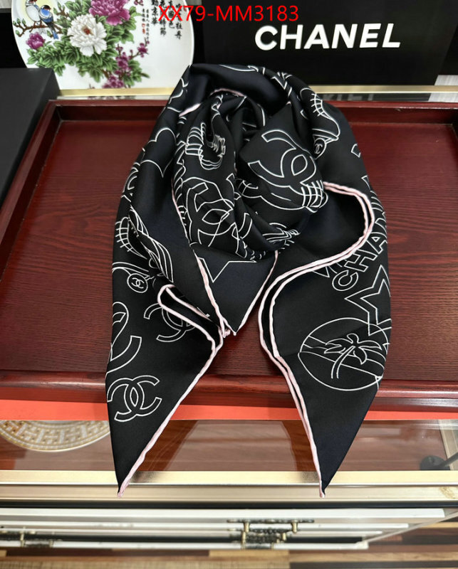 Scarf-Chanel luxury shop ID: MM3183 $: 79USD