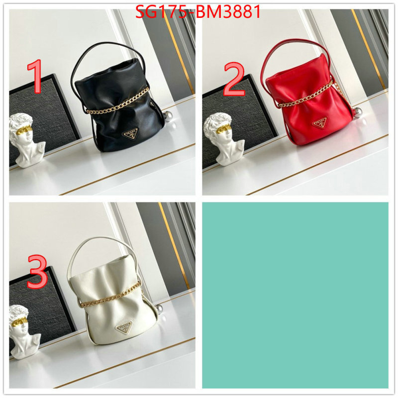 Prada Bags(TOP)-bucket bag ID: BM3881 $: 175USD,