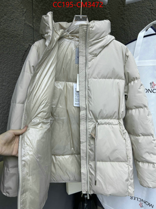 Down jacket Women-Moncler buy aaaaa cheap ID: CM3472 $: 195USD