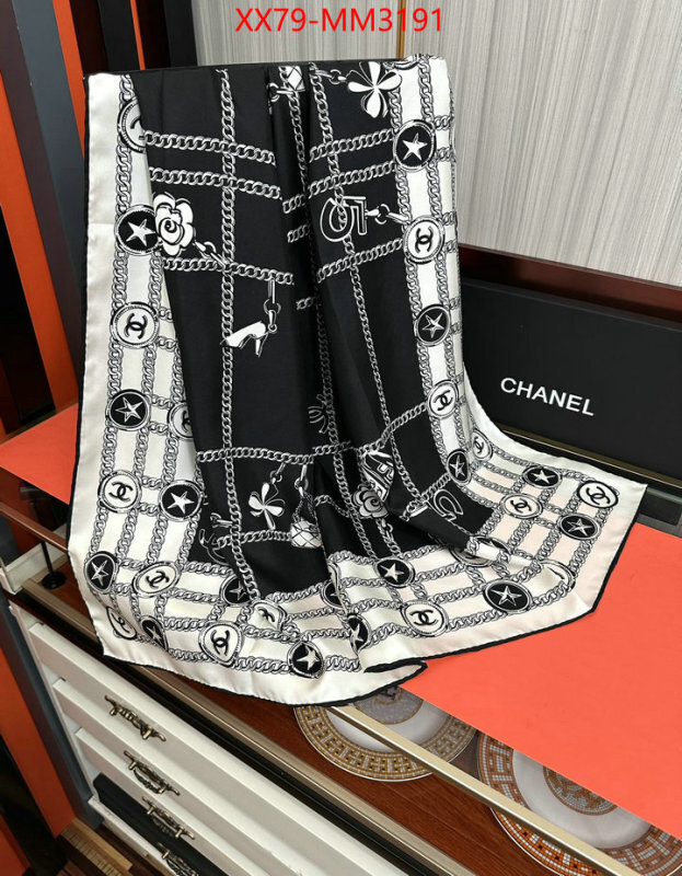 Scarf-Chanel designer high replica ID: MM3191 $: 79USD