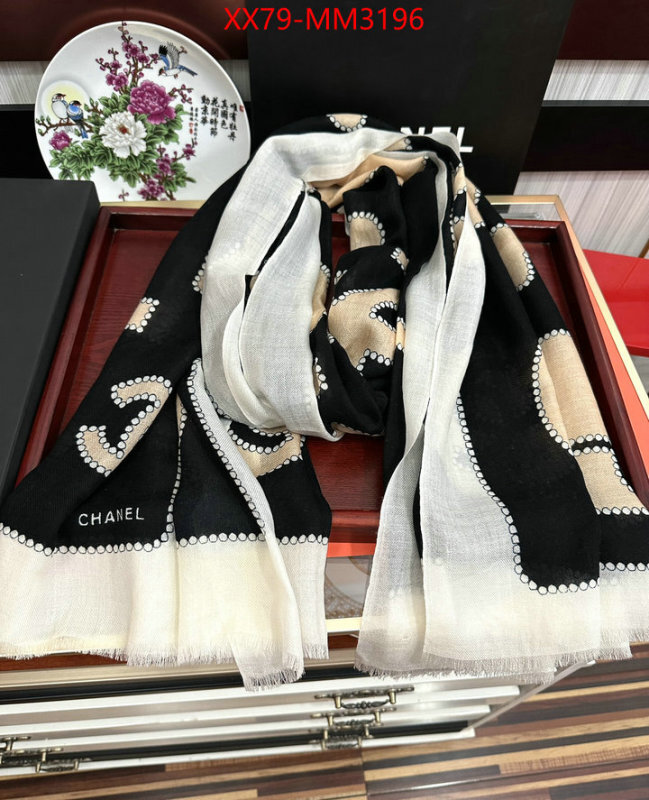 Scarf-Chanel what's the best to buy replica ID: MM3196 $: 79USD