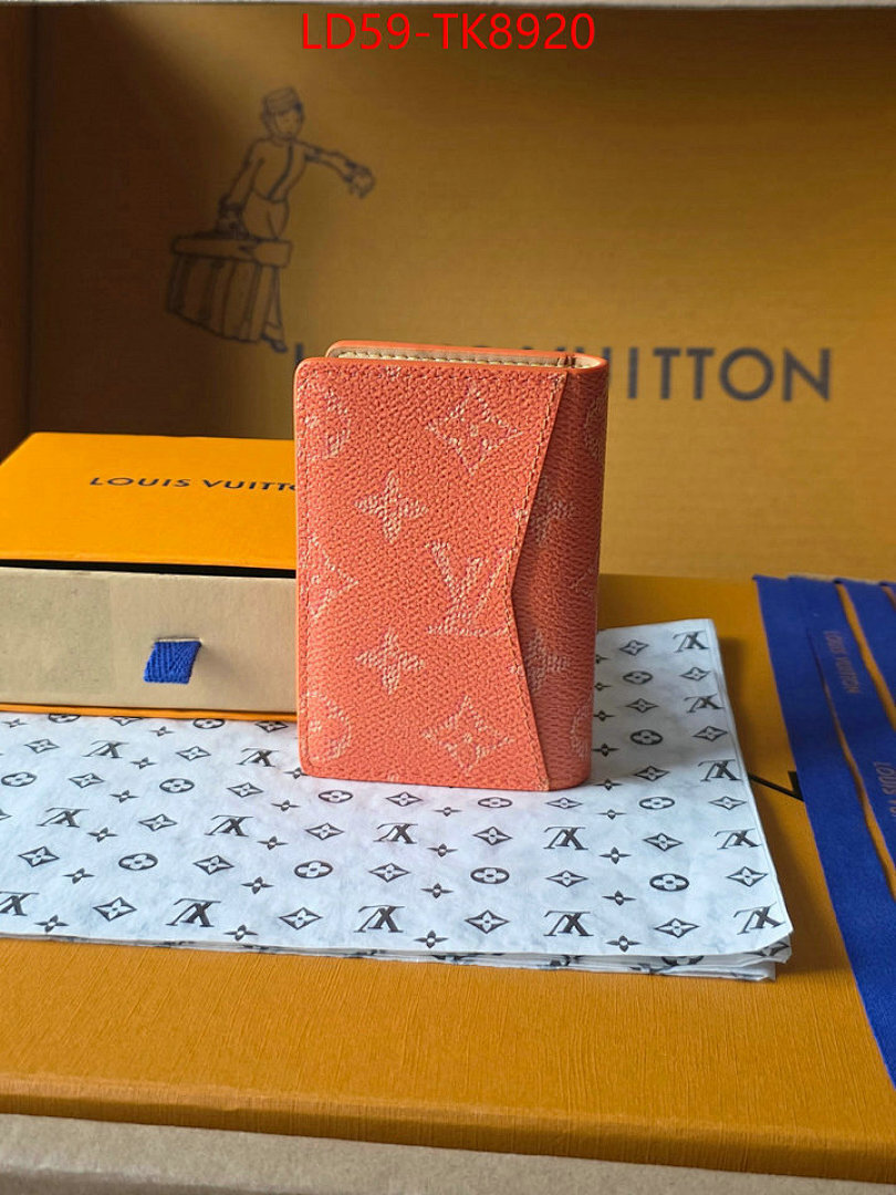 LV Bags(TOP)-Wallet ID: TK8920 $: 59USD,