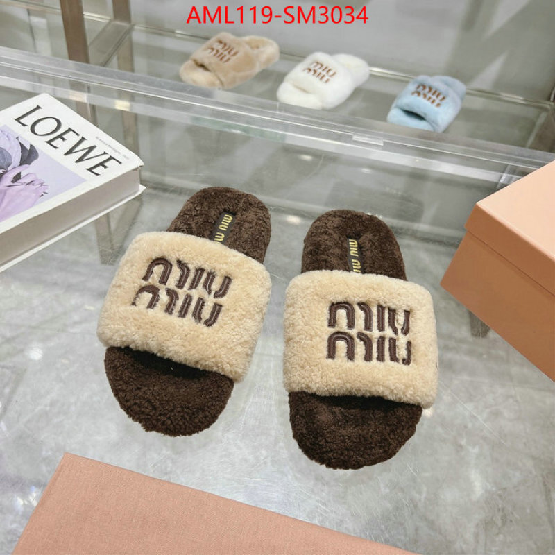 Women Shoes-Miu Miu designer 1:1 replica ID: SM3034 $: 119USD