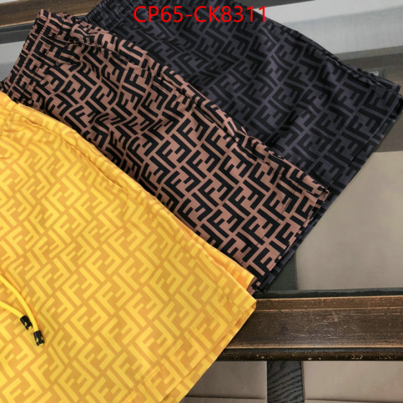 Beach Shorts-Fendi can you buy knockoff ID: CK8311 $: 65USD
