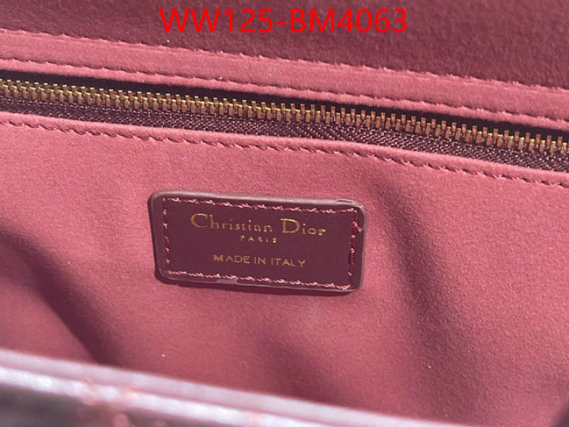 Dior Bags(4A)-Lady- ID: BM4063 $: 125USD,