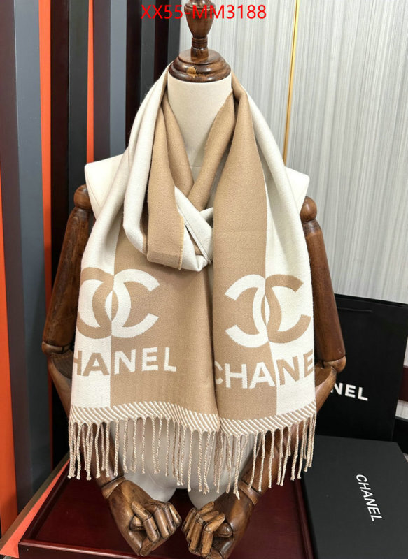 Scarf-Chanel buy high-quality fake ID: MM3188 $: 55USD