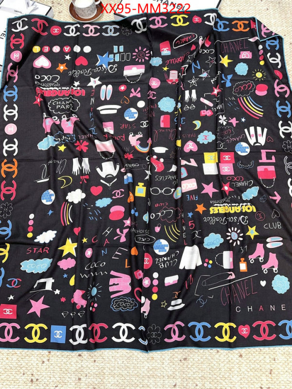 Scarf-Chanel what best replica sellers ID: MM3222 $: 95USD