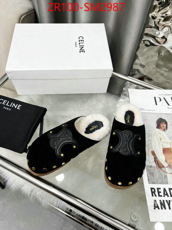 Women Shoes-CELINE 2024 aaaaa replica customize ID: SM2987 $: 100USD