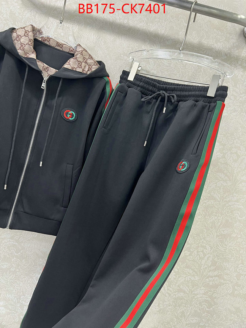 Clothing Set-Gucci ID: CK7401 $: 175USD