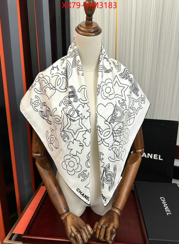 Scarf-Chanel luxury shop ID: MM3183 $: 79USD