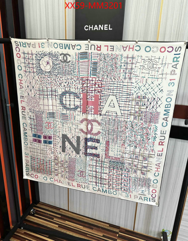 Scarf-Chanel online from china ID: MM3201 $: 59USD