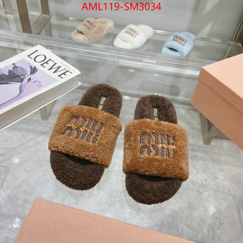 Women Shoes-Miu Miu designer 1:1 replica ID: SM3034 $: 119USD