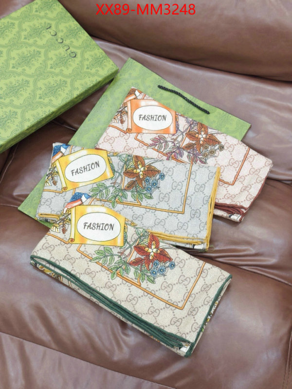 Scarf-Gucci the best quality replica ID: MM3248 $: 89USD