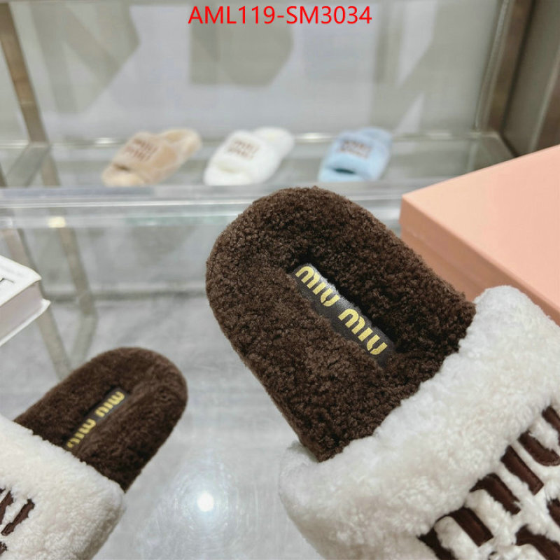 Women Shoes-Miu Miu designer 1:1 replica ID: SM3034 $: 119USD