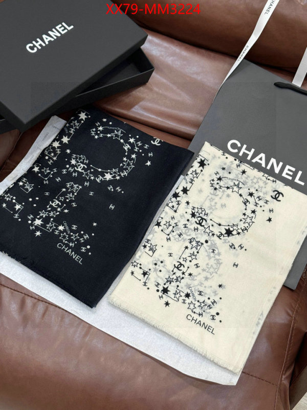 Scarf-Chanel shop ID: MM3224 $: 79USD