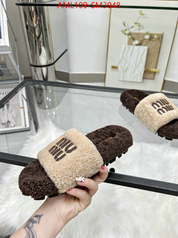 Women Shoes-Miu Miu high quality 1:1 replica ID: SM3048 $: 109USD