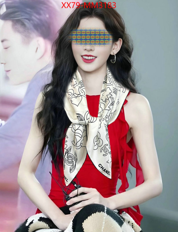 Scarf-Chanel luxury shop ID: MM3183 $: 79USD