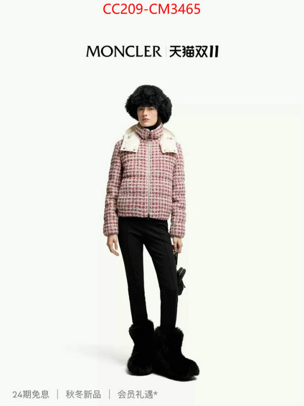 Down jacket Women-Moncler buy 1:1 ID: CM3465 $: 209USD