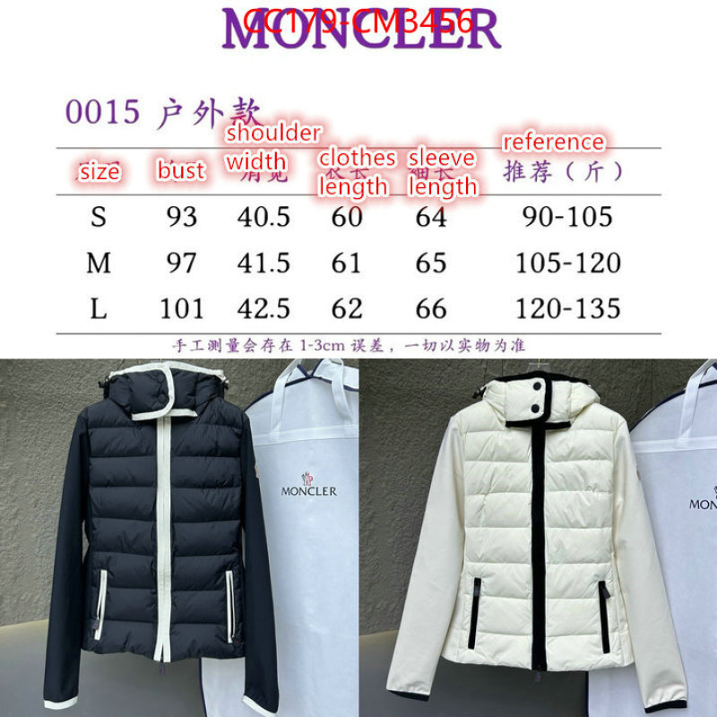 Down jacket Women-Moncler buy ID: CM3456 $: 179USD