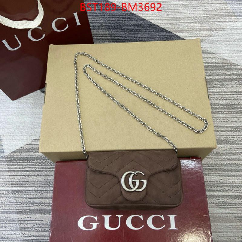 Gucci Bags(TOP)-Marmont ID: BM3692 $: 189USD,