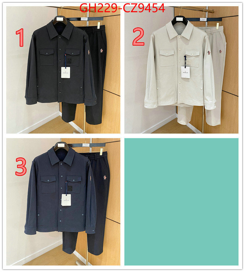 Clothing Set-Moncler ID: CZ9454 $: 229USD