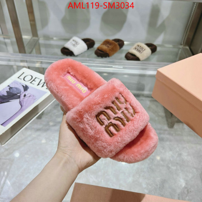Women Shoes-Miu Miu designer 1:1 replica ID: SM3034 $: 119USD