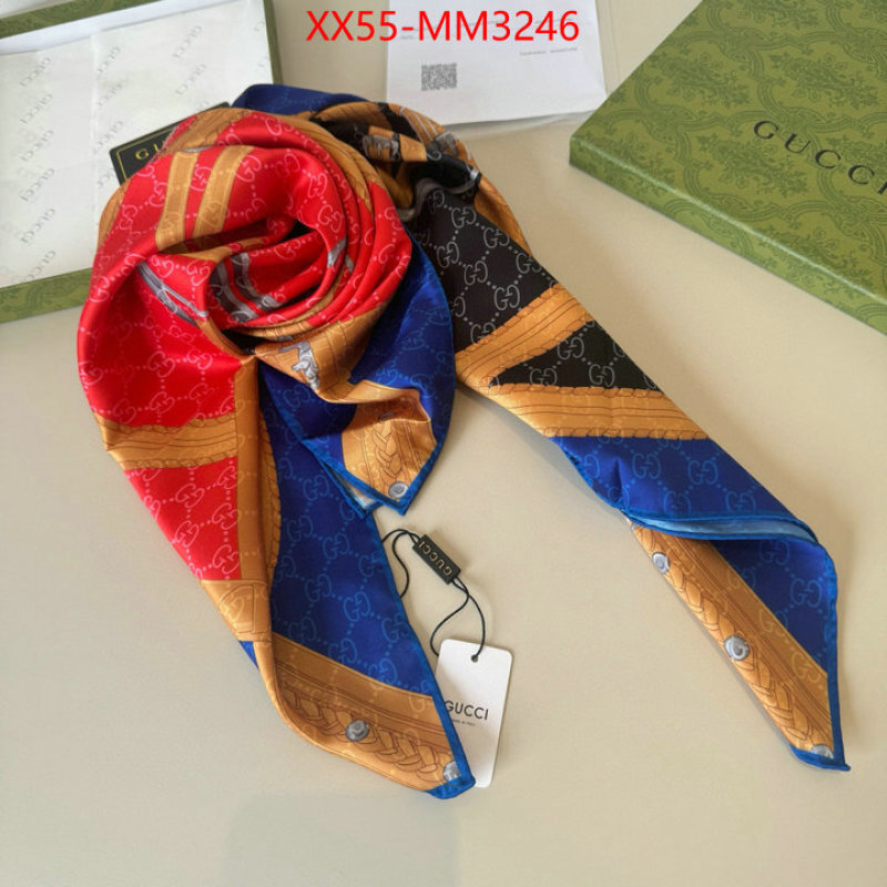Scarf-Gucci outlet 1:1 replica ID: MM3246 $: 55USD