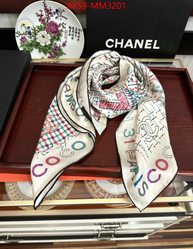Scarf-Chanel online from china ID: MM3201 $: 59USD