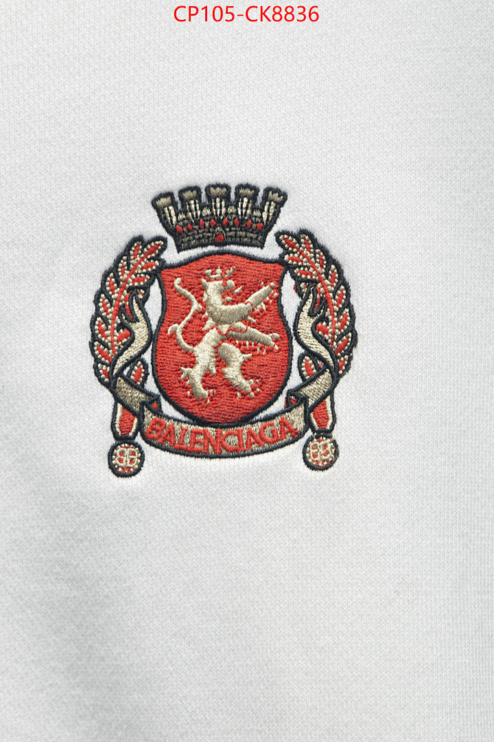 Clothing-Balenciaga ID: CK8836 $: 105USD