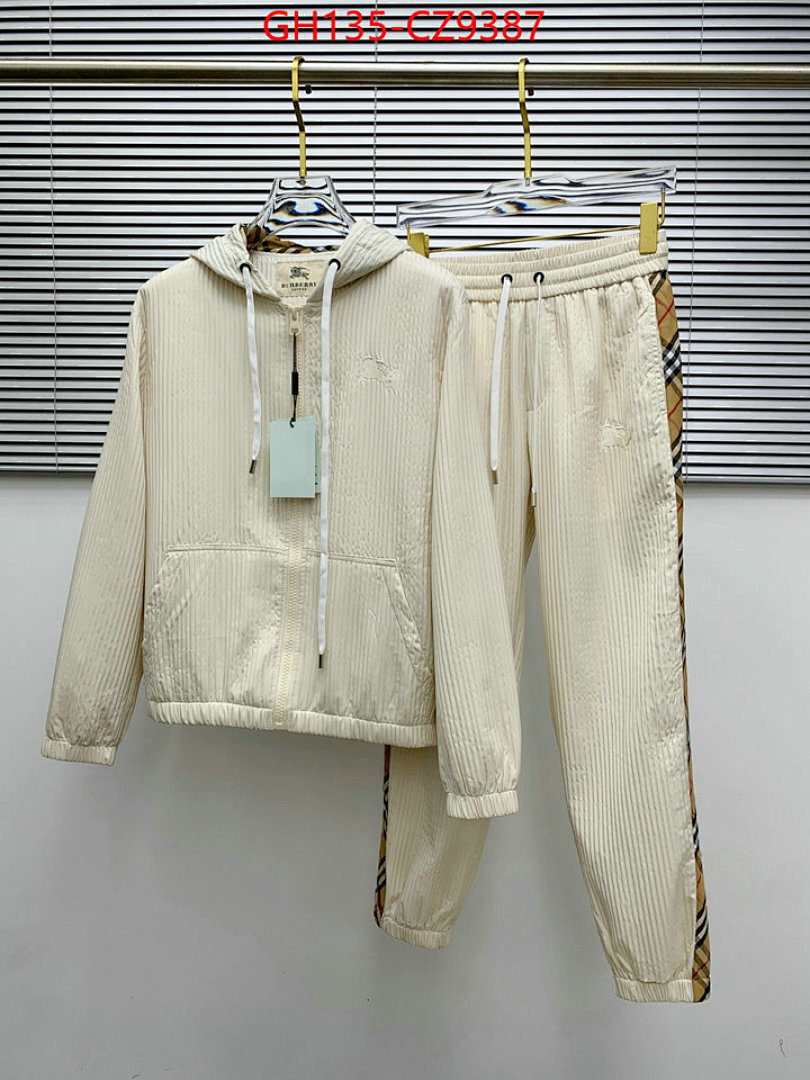 Clothing Set-Burberry ID: CZ9387 $: 135USD