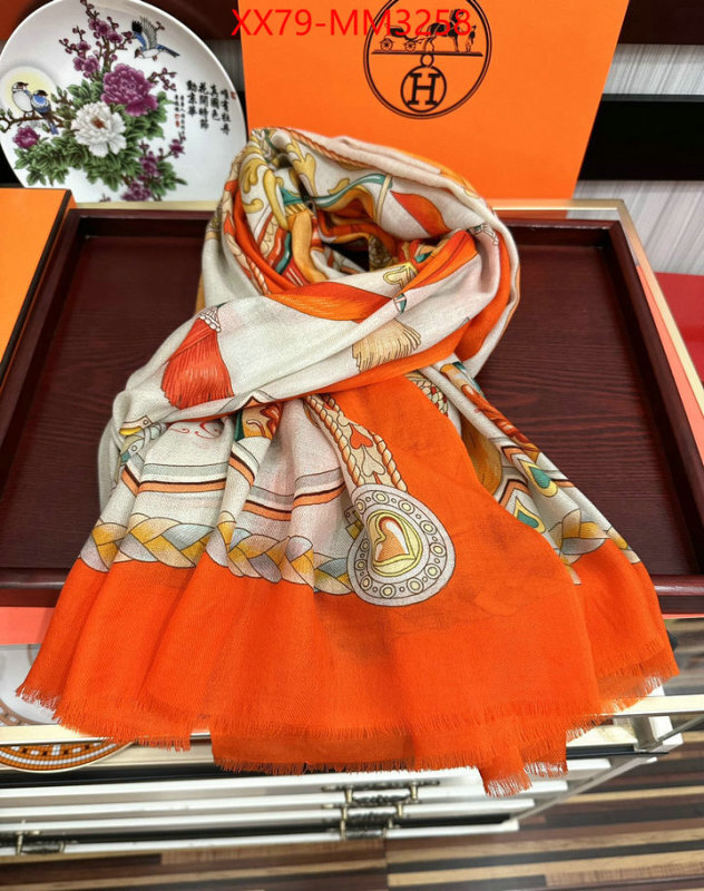 Scarf-Hermes buy cheap replica ID: MM3258 $: 79USD