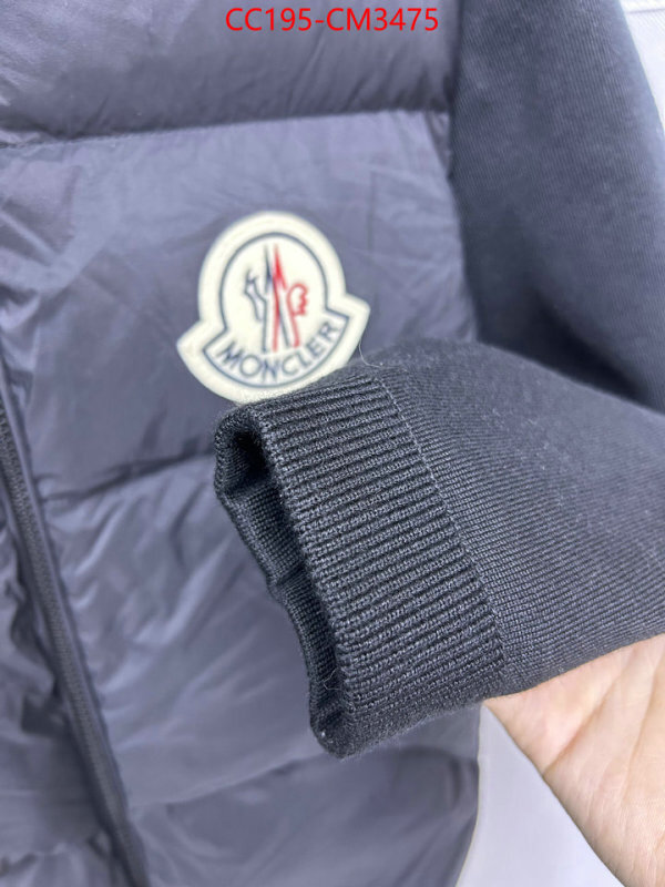 Down jacket Men-Moncler where to buy replicas ID: CM3475 $: 195USD