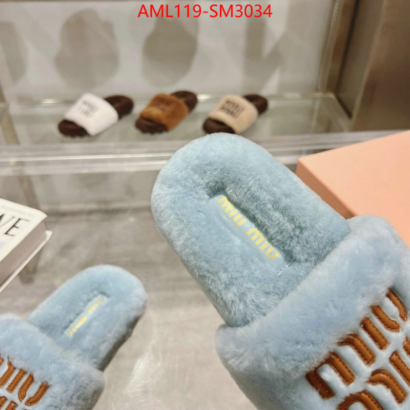 Women Shoes-Miu Miu designer 1:1 replica ID: SM3034 $: 119USD