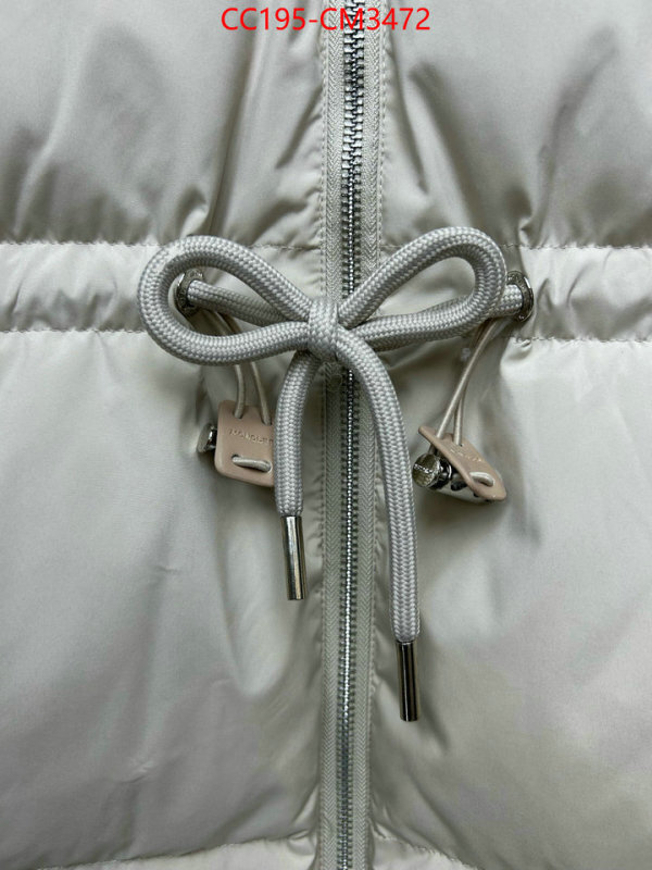 Down jacket Women-Moncler buy aaaaa cheap ID: CM3472 $: 195USD