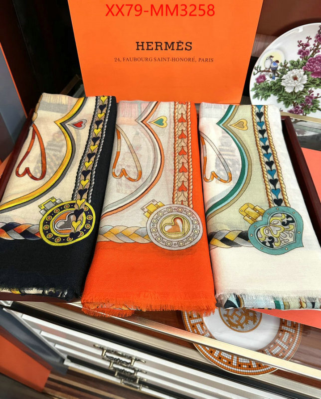 Scarf-Hermes buy cheap replica ID: MM3258 $: 79USD