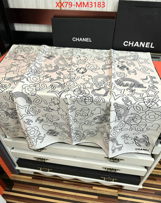 Scarf-Chanel luxury shop ID: MM3183 $: 79USD
